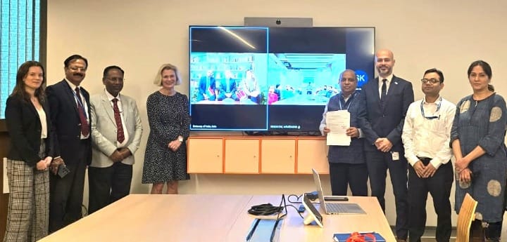 NHPC Limited signs an MoU with Ocean Sun, Norway to collaborate in the demonstration and implementation of Ocean Sun’s floating solar energy technology in India NHPC Limited signs an MoU with Ocean Sun, Norway to collaborate in the demonstration and implementation of Ocean Sun’s floating solar energy technology in India