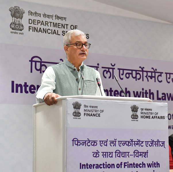 “DFS Secretary Dr. Vivek Joshi chairs a half-day workshop with Law Enforcement Agencies (LEAs) and Start-ups and Fintech ecosystem partners” “DFS Secretary Dr. Vivek Joshi chairs a half-day workshop with Law Enforcement Agencies (LEAs) and Start-ups and Fintech ecosystem partners”