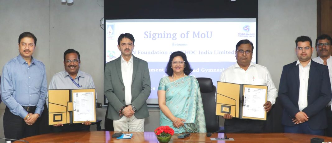 “SJVN Collaborates with THDC India Limited for developing High-Performance Water Sports Academy at Uttarakhand” “SJVN Collaborates with THDC India Limited for developing High-Performance Water Sports Academy at Uttarakhand”