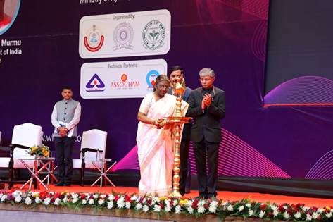 Empowering scientific research and enhancing proficiency will increase the acceptance and popularity of Homoeopathy as a medical system – Smt. Droupadi Murmu, President of India Empowering scientific research and enhancing proficiency will increase the acceptance and popularity of Homoeopathy as a medical system – Smt. Droupadi Murmu, President of India