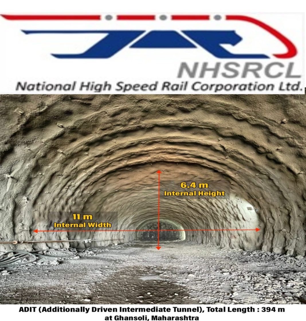 394-meter-longADIT (Additionally Driven Intermediate Tunnel)Completes for Bullet Train Project 394-meter-longADIT (Additionally Driven Intermediate Tunnel)Completes for Bullet Train Project