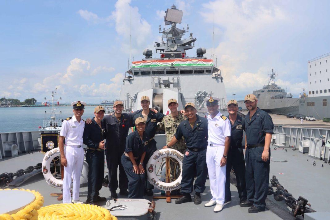 INDIAN NAVAL SHIP SHIVALIK DEPARTS SINGAPORE Will participate in JIMEX 24 and RIMPAC 24 INDIAN NAVAL SHIP SHIVALIK DEPARTS SINGAPORE Will participate in JIMEX 24 and RIMPAC 24