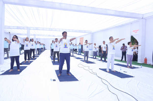 Ministry of Mines celebrated 10th International Day of Yoga with theme of Yoga for Self and Society Ministry of Mines celebrated 10th International Day of Yoga with theme of Yoga for Self and Society
