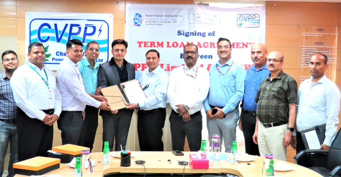 PFC Signed Agreement with CVPPPL for a Rs. 1869.265 Crore Term Loan, facilitating the financial closure of the Kiru HEP project on the River Chenab in J&K. PFC Signed Agreement with CVPPPL for a Rs. 1869.265 Crore Term Loan, facilitating the financial closure of the Kiru HEP project on the River Chenab in J&K.
