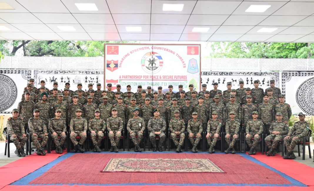 INDIAN ARMY CONTINGENT DEPARTS FOR INDIA- THAILAND JOINT MILITARY EXERCISE MAITREE INDIAN ARMY CONTINGENT DEPARTS FOR INDIA- THAILAND JOINT MILITARY EXERCISE MAITREE