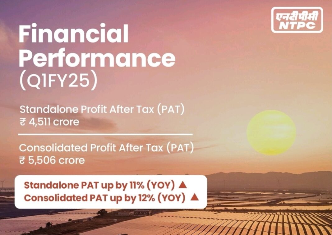 NTPC Ltd. Reports Strong Q1 FY25 Financial Results with Increased Generation and Profits. NTPC Ltd. Reports Strong Q1 FY25 Financial Results with Increased Generation and Profits.