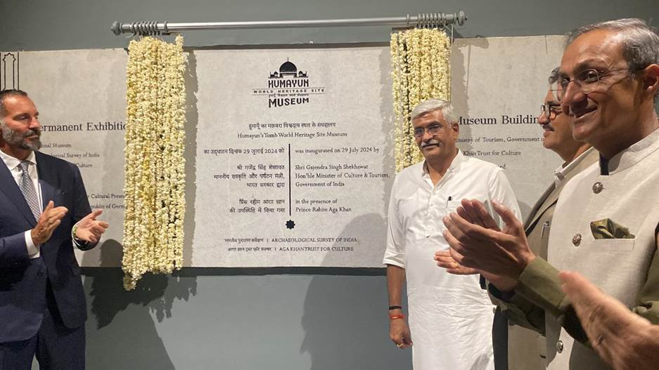 Union Minister Shri Gajendra Singh Shekhawat Inaugurates Humayun’s Tomb World Heritage Site Museum Union Minister Shri Gajendra Singh Shekhawat Inaugurates Humayun’s Tomb World Heritage Site Museum