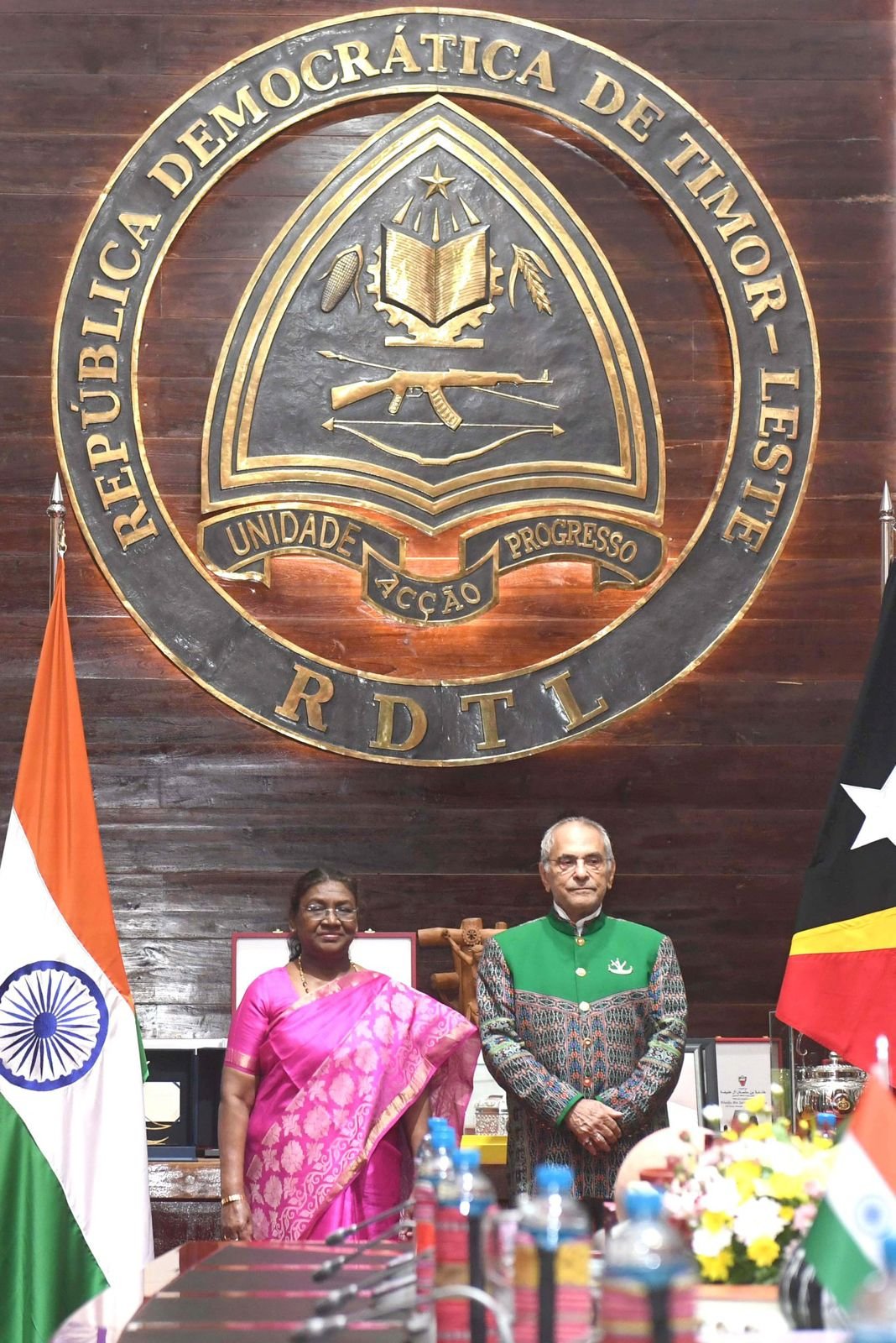 Prime Minister Shri Narendra Modi expresses pride on Rashtrapati Smt Draupadi Murmu being honoured with the Grand-Collar of the Order of Timor-Leste Prime Minister Shri Narendra Modi expresses pride on Rashtrapati Smt Draupadi Murmu being honoured with the Grand-Collar of the Order of Timor-Leste