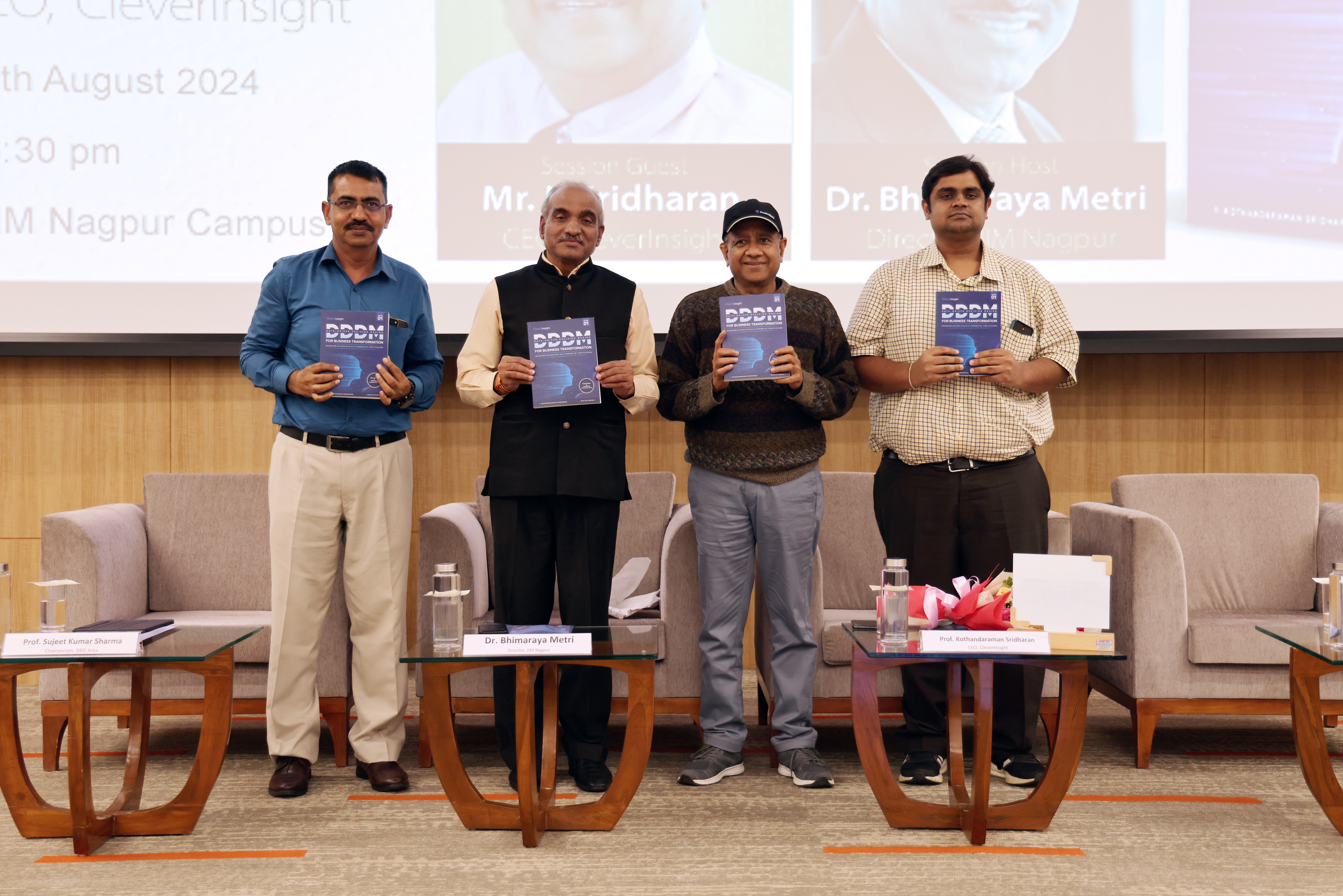 Book on Data-Driven Decision-Making with AI to Transform Business Launched at IIM Nagpur Book on Data-Driven Decision-Making with AI to Transform Business Launched at IIM Nagpur