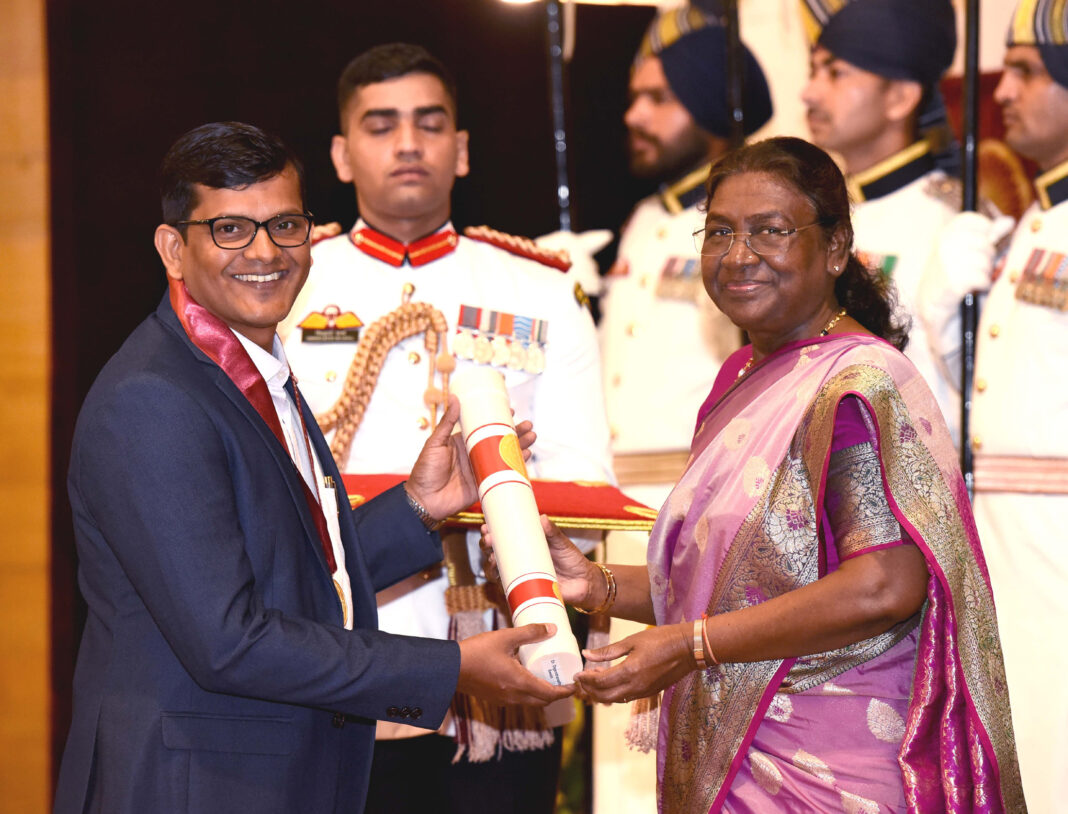 President of India presents Rashtriya Vigyan Puraskar –2024 President of India presents Rashtriya Vigyan Puraskar –2024