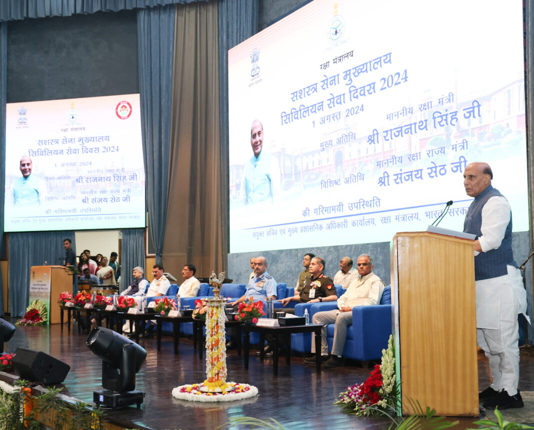 Raksha Mantri Shri Rajnath Singh graces 83rd AFHQ Civilian Services Day celebrations in New Delhi Raksha Mantri Shri Rajnath Singh graces 83rd AFHQ Civilian Services Day celebrations in New Delhi