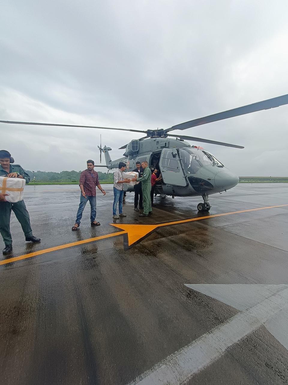LANDSLIDE RESCUE AND RELIEF EFFORTS IN WAYANAD BY IAF LANDSLIDE RESCUE AND RELIEF EFFORTS IN WAYANAD BY IAF