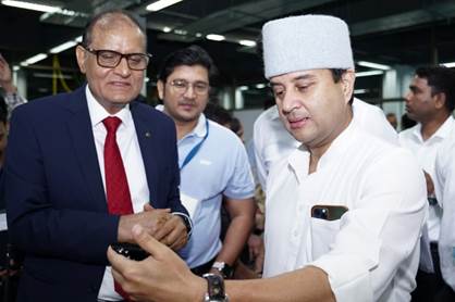 Union Minister Shri Jyotiraditya M Scindia and MoS Dr Pemmasani Chandra Sekhar inaugurate Network Operations Centre for Telecom Network Security Union Minister Shri Jyotiraditya M Scindia and MoS Dr Pemmasani Chandra Sekhar inaugurate Network Operations Centre for Telecom Network Security