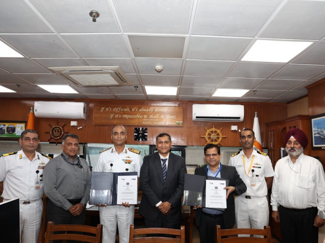 INDIAN NAVY SIGNS MoU WITH BEML LTD. INDIAN NAVY SIGNS MoU WITH BEML LTD.