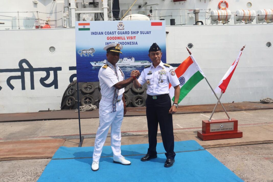 INDIAN COAST GUARD SHIP SUJAY MAKES A PORT CALL AT JAKARTA, INDONESIA. INDIAN COAST GUARD SHIP SUJAY MAKES A PORT CALL AT JAKARTA, INDONESIA.