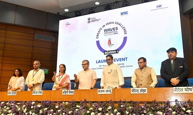 25 Challenges for WAVES Launched Under “Create in India Challenge – Season 1” by Union Minister Shri Ashwini Vaishnaw 25 Challenges for WAVES Launched Under “Create in India Challenge – Season 1” by Union Minister Shri Ashwini VaishnawÂ