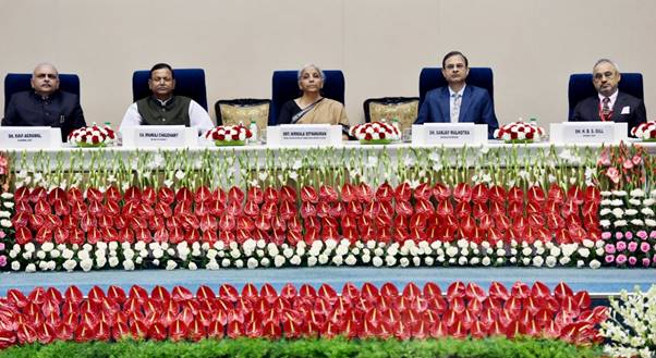 Union Finance Minister Smt. Nirmala Sitharaman presides over the 165th Income Tax Day celebrations at Delhi. Union Finance Minister Smt. Nirmala Sitharaman presides over the 165th Income Tax Day celebrations at Delhi.