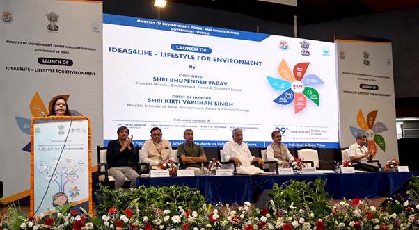 Ministry achieves 100 days target with the launch of Ideas4LiFE portal for inviting ideas related to products and services for inducing behavioral changes related to environment-friendly lifestyles Ministry achieves 100 days target with the launch of Ideas4LiFE portal for inviting ideas related to products and services for inducing behavioral changes related to environment-friendly lifestyles