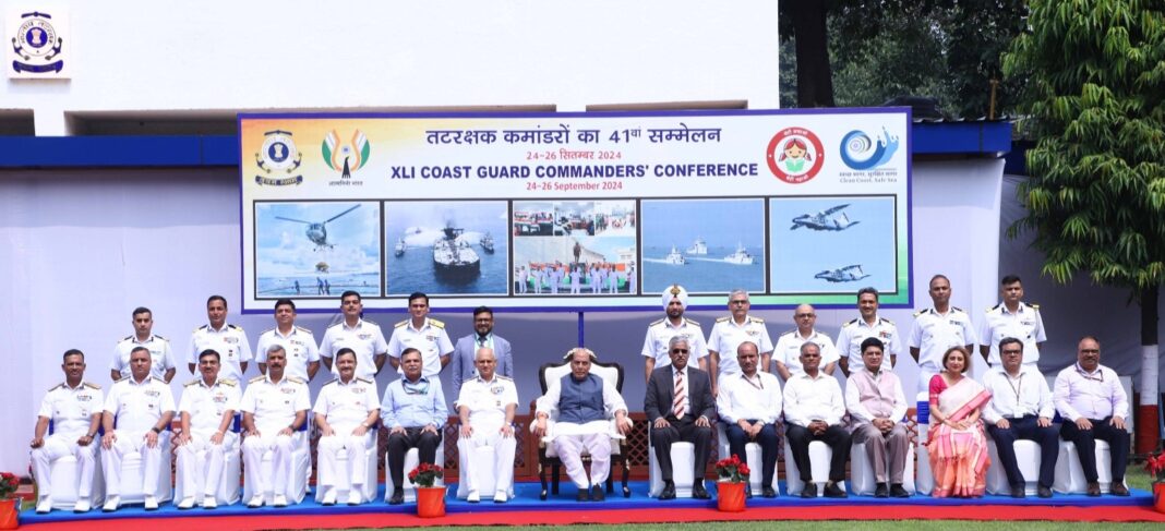 41ST COAST GUARD COMMANDERS’ CONFERENCE INAUGURATED BY HON’BLE RAKSHA MANTRI SHRI RAJNATH SINGH. 41ST COAST GUARD COMMANDERS’ CONFERENCE INAUGURATED BY HON’BLE RAKSHA MANTRI SHRI RAJNATH SINGH.
