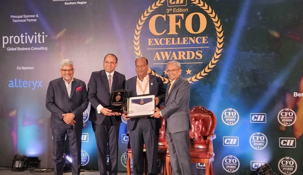 Announcement: BPCL Director (Finance) Shri V. R. K. Gupta Receives PSU CFO of the Year 2023-24 Award from CII. Announcement: BPCL Director (Finance) Shri V. R. K. Gupta Receives PSU CFO of the Year 2023-24 Award from CII.
