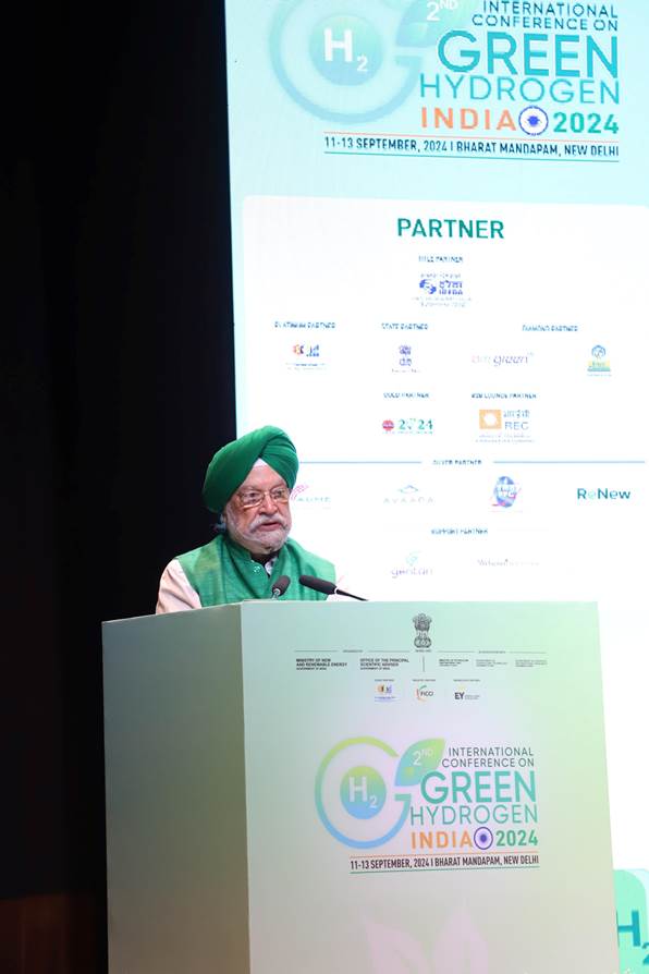 Minister Hardeep S Puri Highlights India’s Ambition to Lead Global Green Hydrogen Market at 2nd International Conference on Green Hydrogen Minister Hardeep S Puri Highlights India’s Ambition to Lead Global Green Hydrogen Market at 2nd International Conference on Green Hydrogen