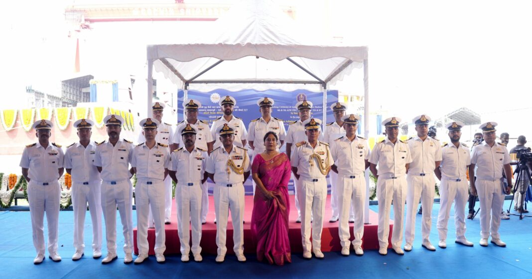 SIMULTANEOUS LAUNCH OF ‘MALPE AND MULKI’, FOURTH AND FIFTH SHIPS OF ASW SWC (CSL) PROJECT SIMULTANEOUS LAUNCH OF ‘MALPE AND MULKI’, FOURTH AND FIFTH SHIPS OF ASW SWC (CSL) PROJECT