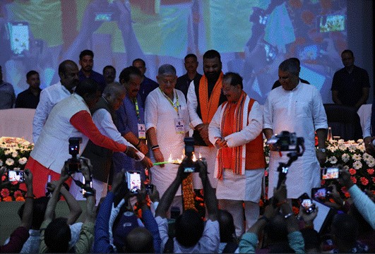 Union Minister Shri Rajiv Ranjan Singh inaugurates National Workshop on the theme “Socially Just and Socially Secured Panchayats” today at Patna, Bihar Union Minister Shri Rajiv Ranjan Singh inaugurates National Workshop on the theme “Socially Just and Socially Secured Panchayats” today at Patna, Bihar