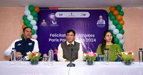 Dr. Mansukh Mandaviya Commends India’s Paralympians for Unprecedented Achievements at Paris 2024 Paralympics Dr. Mansukh Mandaviya Commends India’s Paralympians for Unprecedented Achievements at Paris 2024 Paralympics