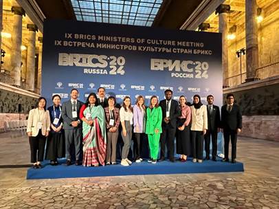 India reiterates the need to recognise Culture as Standalone SDG at BRICS meet in St Petersburg, Russia India reiterates the need to recognise Culture as Standalone SDG at BRICS meet in St Petersburg, Russia