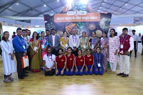 Ayush food products attract global visitors at World Food India Ayush food products attract global visitors at World Food India