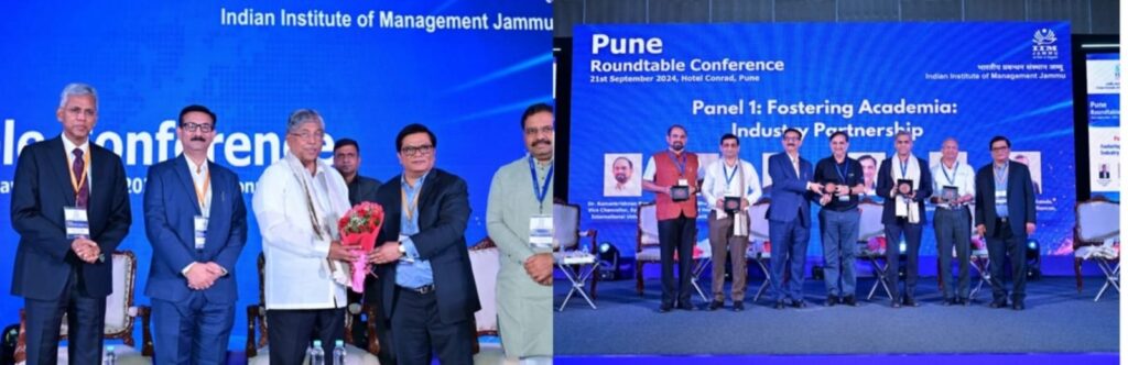 Fostering Academia and Industry Partnerships: IIM Jammu Hosts Roundtable Conference in Pune. 3 PSU 5 3