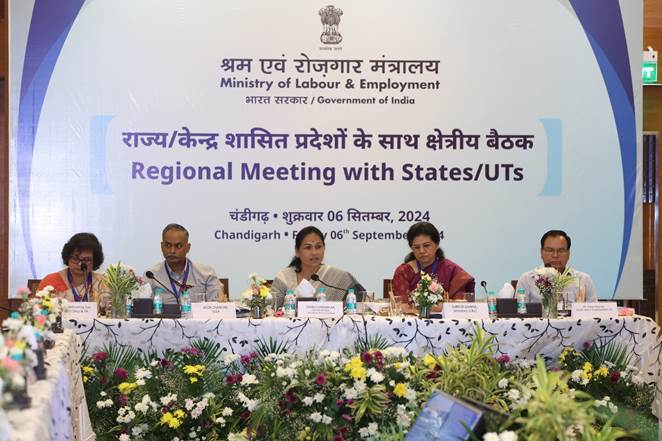 Sushri Shobha Karandlaje Chairs 2nd Regional Meeting on Labour Reforms and Employment Sushri Shobha Karandlaje Chairs 2nd Regional Meeting on Labour Reforms and Employment