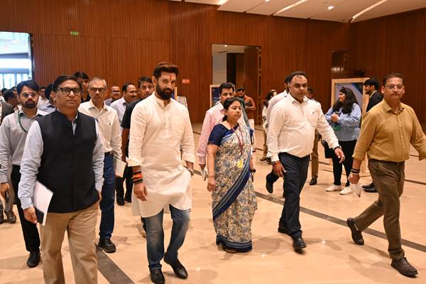 Union Minister of Food Processing Industries Shri Chirag Paswan visits Bharat Mandapam, New Delhi to review preparedness for World Food India 2024 scheduled to be held there from 19th– 22nd September 2024 Union Minister of Food Processing Industries Shri Chirag Paswan visits Bharat Mandapam, New Delhi to review preparedness for World Food India 2024 scheduled to be held there from 19th– 22nd September 2024