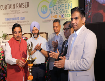 India is asserting its emerging dominance in the Green Hydrogen Sector: Pralhad Joshi at the curtain raiser of ICGH 2024 India is asserting its emerging dominance in the Green Hydrogen Sector: Pralhad Joshi at the curtain raiser of ICGH 2024