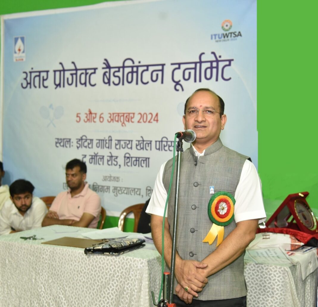 SJVN Organizes Inter Project Badminton Tournament at Shimla SJVN Organizes Inter Project Badminton Tournament at Shimla