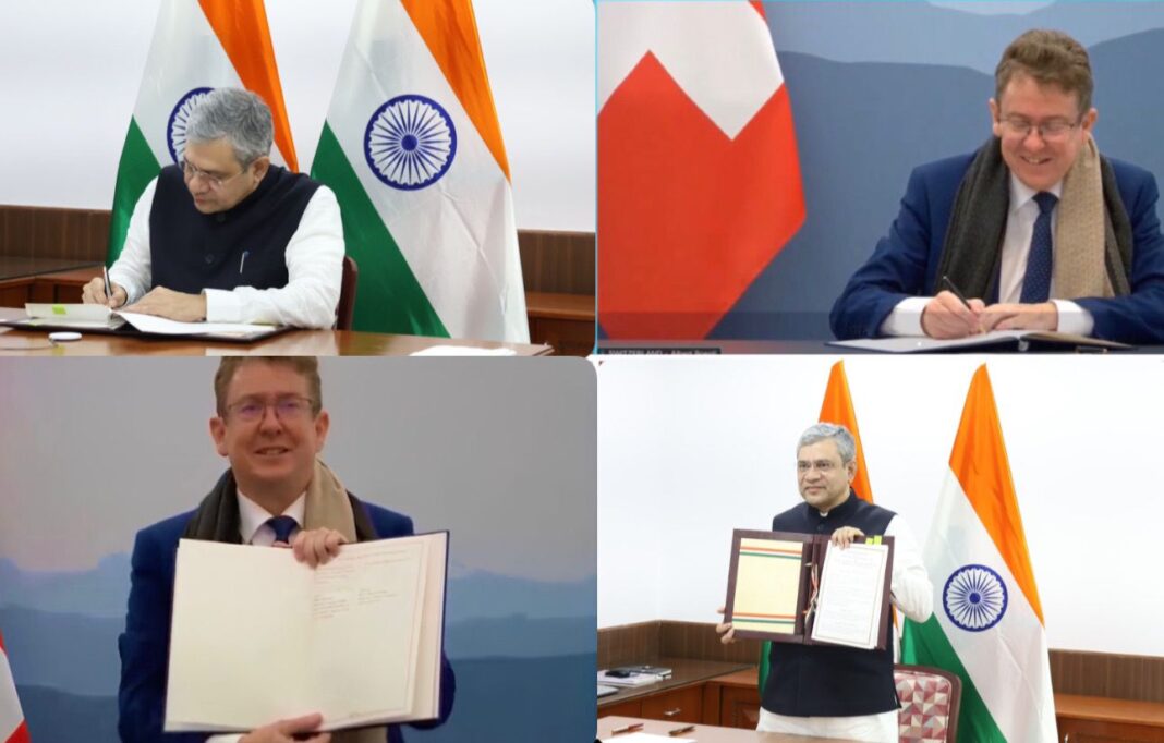 Indian Railways and Swiss Railways Forge Partnership for Enhanced Technical Cooperation. Indian Railways and Swiss Railways Forge Partnership for Enhanced Technical Cooperation.