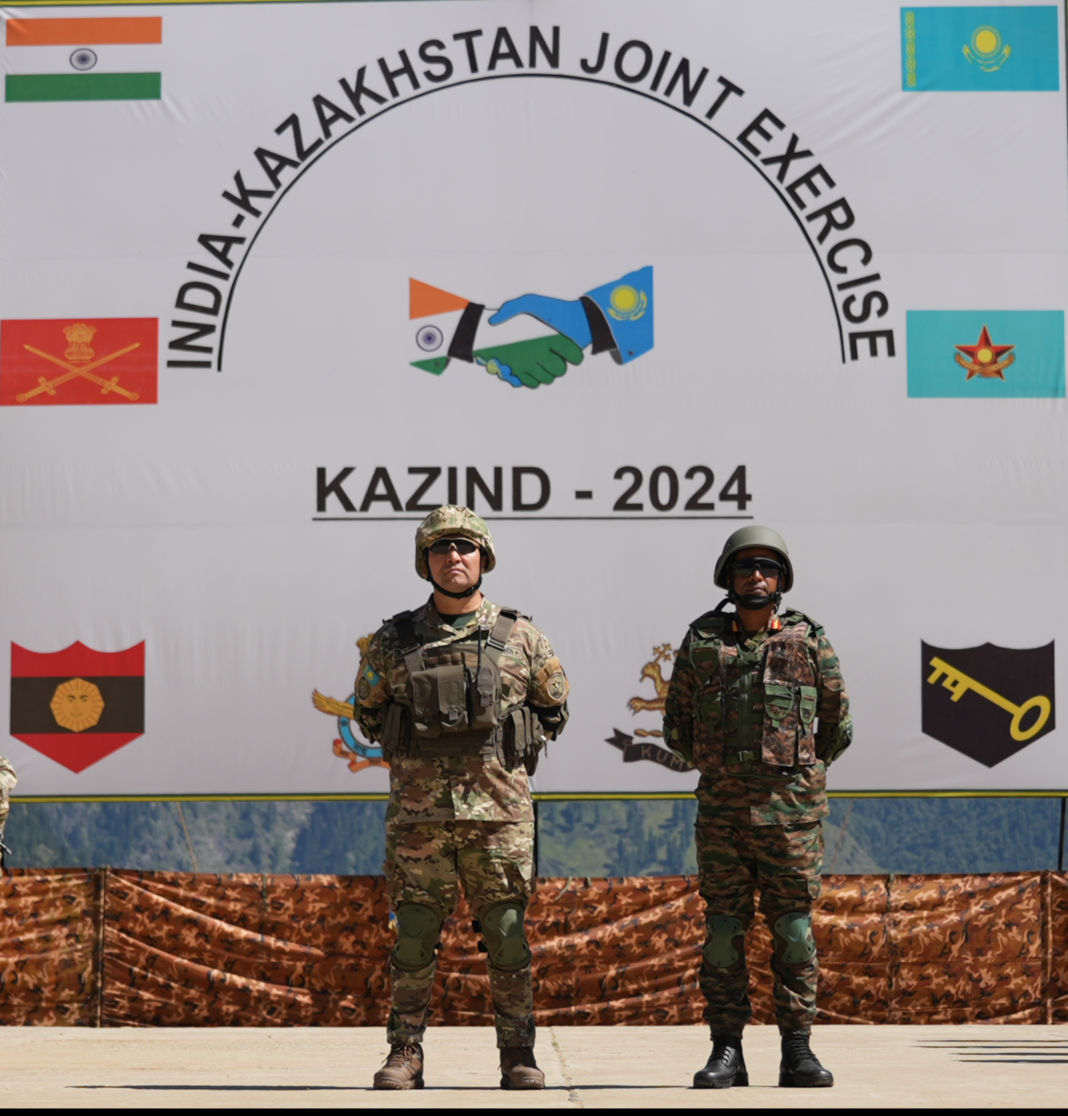 INDIA- KAZAKHSTAN JOINT MILITARY EXERCISE KAZIND -2024 COMMENCES IN AULI INDIA- KAZAKHSTAN JOINT MILITARY EXERCISE KAZIND -2024 COMMENCES IN AULI