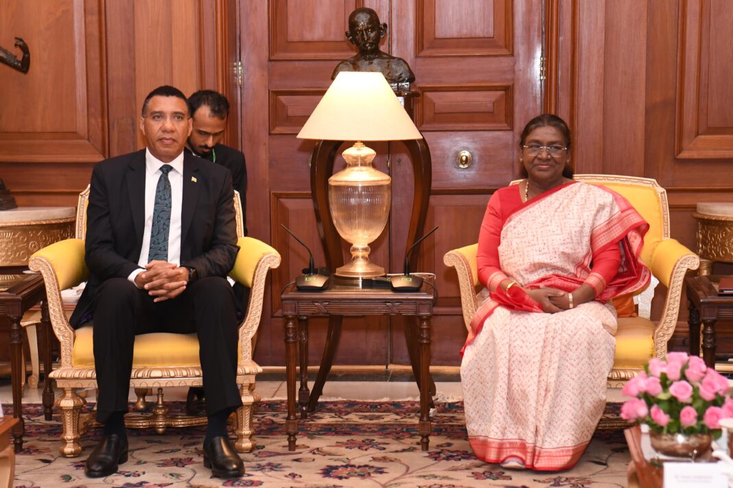 PRIME MINISTER OF JAMAICAÂ CALLS ON THE PRESIDENT PRIME MINISTER OF JAMAICAÂ CALLS ON THE PRESIDENT
