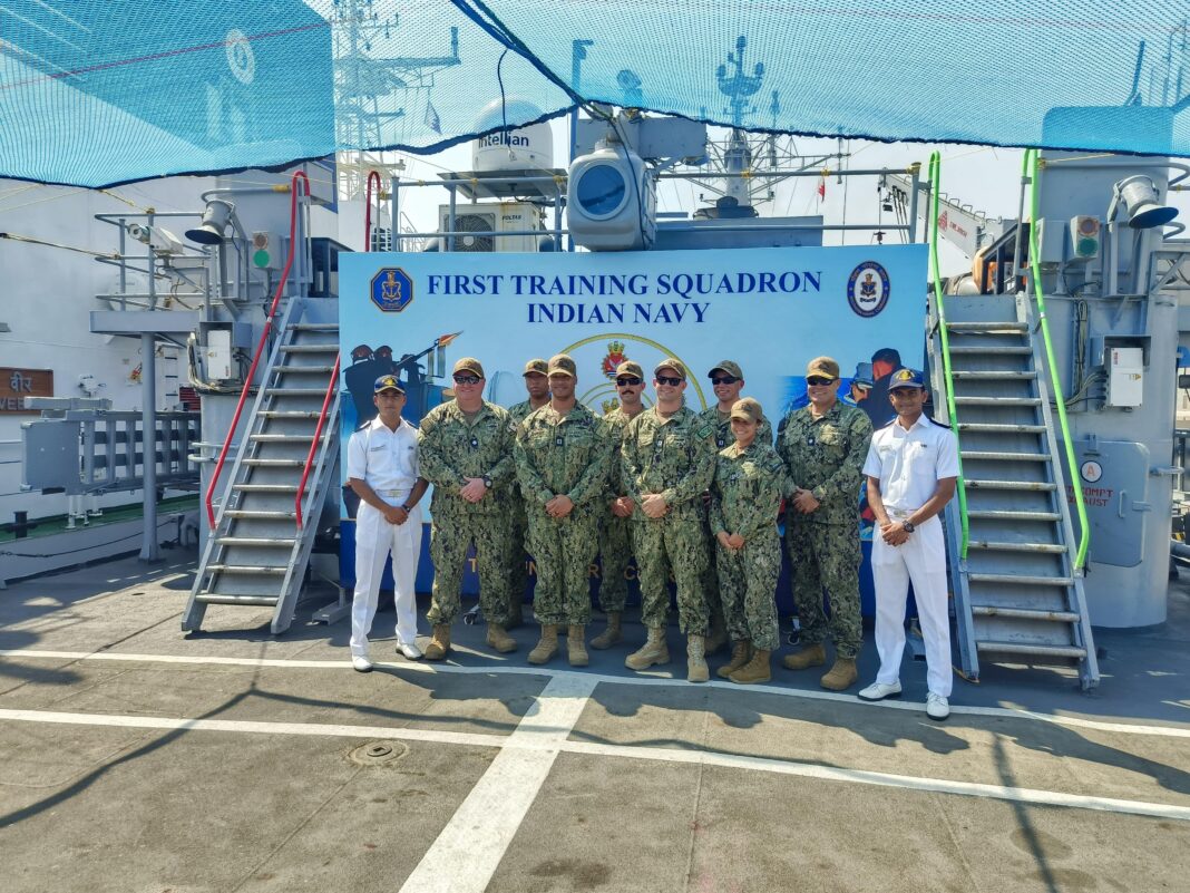 INDIAN NAVY’SÂ FIRST TRAINING SQUADRONÂ DEPARTS MANAMA, BAHRAIN INDIAN NAVY’SÂ FIRST TRAINING SQUADRONÂ DEPARTS MANAMA, BAHRAIN