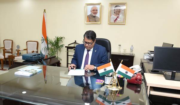 Shri Vikram Dev Dutt, 1993-batch IAS officer (AGMUT cadre) assumes charge as Coal Secretary Shri Vikram Dev Dutt, 1993-batch IAS officer (AGMUT cadre) assumes charge as Coal Secretary