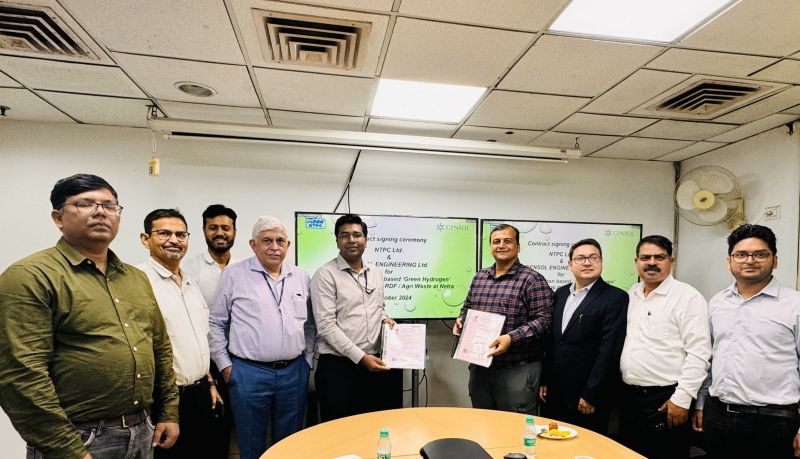 NTPC Signs Contract for Green Hydrogen Production NTPC Signs Contract for Green Hydrogen Production