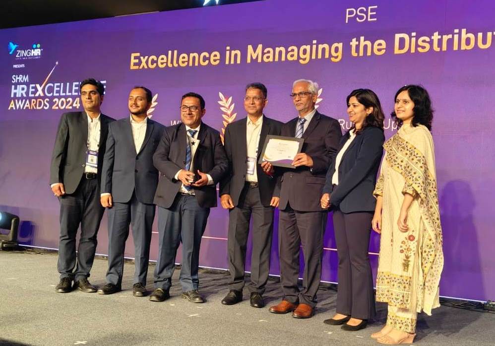 SJVN conferred with Two Awards for HR Excellence at SHRM India HR Awards 2024 SJVN conferred with Two Awards for HR Excellence at SHRM India HR Awards 2024