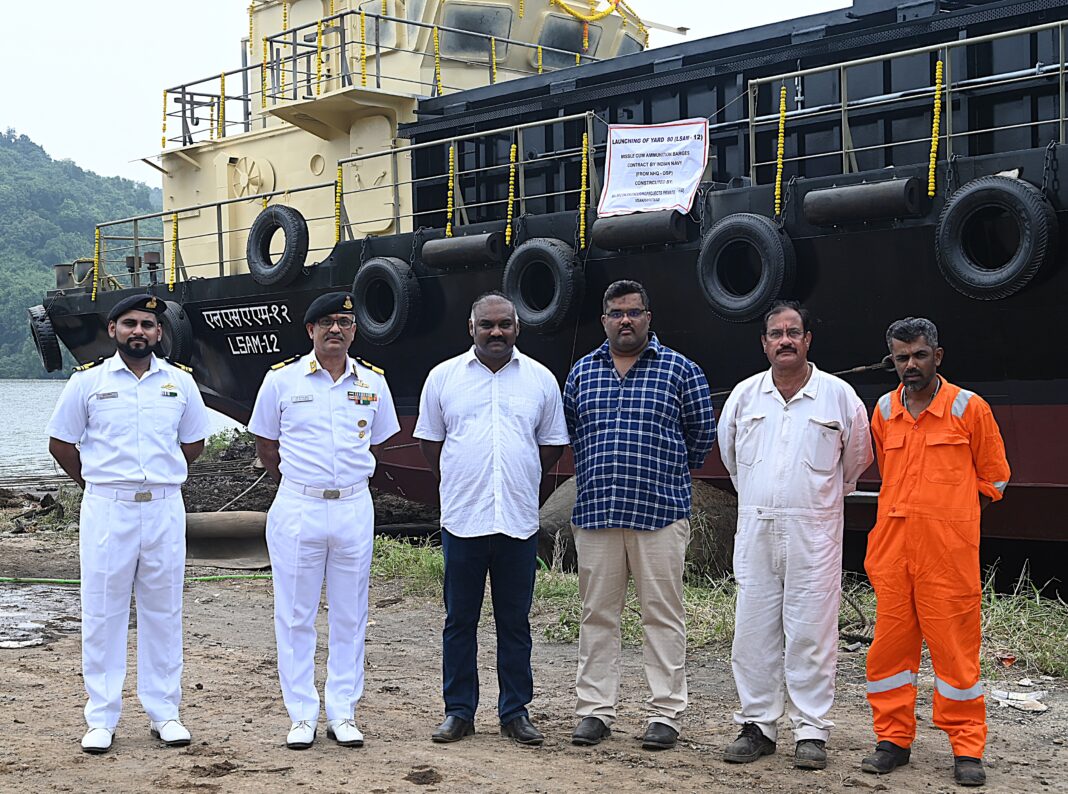 LAUNCH OF LSAM 12 (YARD 80) LAUNCH OF LSAM 12 (YARD 80)
