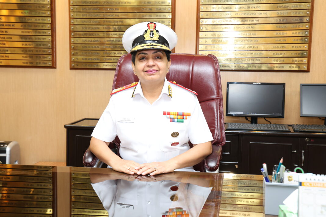 SURGEON VICE ADMIRAL KAVITA SAHAI, SM, VSM ASSUMES CHARGE AS DIRECTOR GENERAL MEDICAL SERVICES (NAVY) SURGEON VICE ADMIRAL KAVITA SAHAI, SM, VSM ASSUMES CHARGE AS DIRECTOR GENERAL MEDICAL SERVICES (NAVY)