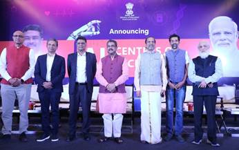 Shri Dharmendra Pradhan announces 3 Centres of Excellence in AI in Healthcare, Agriculture and Sustainable Cities. Shri Dharmendra Pradhan announces 3 Centres of Excellence in AI in Healthcare, Agriculture and Sustainable Cities.