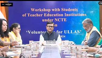 Ministry of Education organizes workshop on ‘Volunteering for Ullas’ Ministry of Education organizes workshop on ‘Volunteering for Ullas’