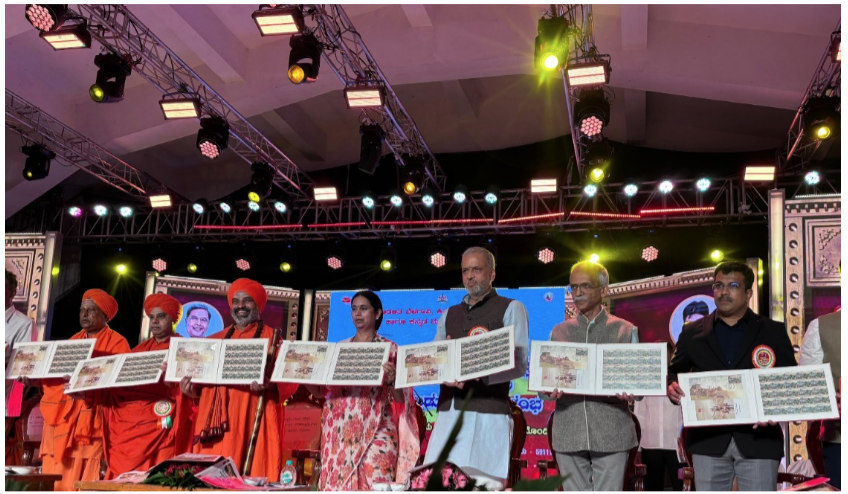Department of Posts issues a Commemorative Stamp to mark 200 Years of Kittur Vijayotsava Department of Posts issues a Commemorative Stamp to mark 200 Years of Kittur Vijayotsava
