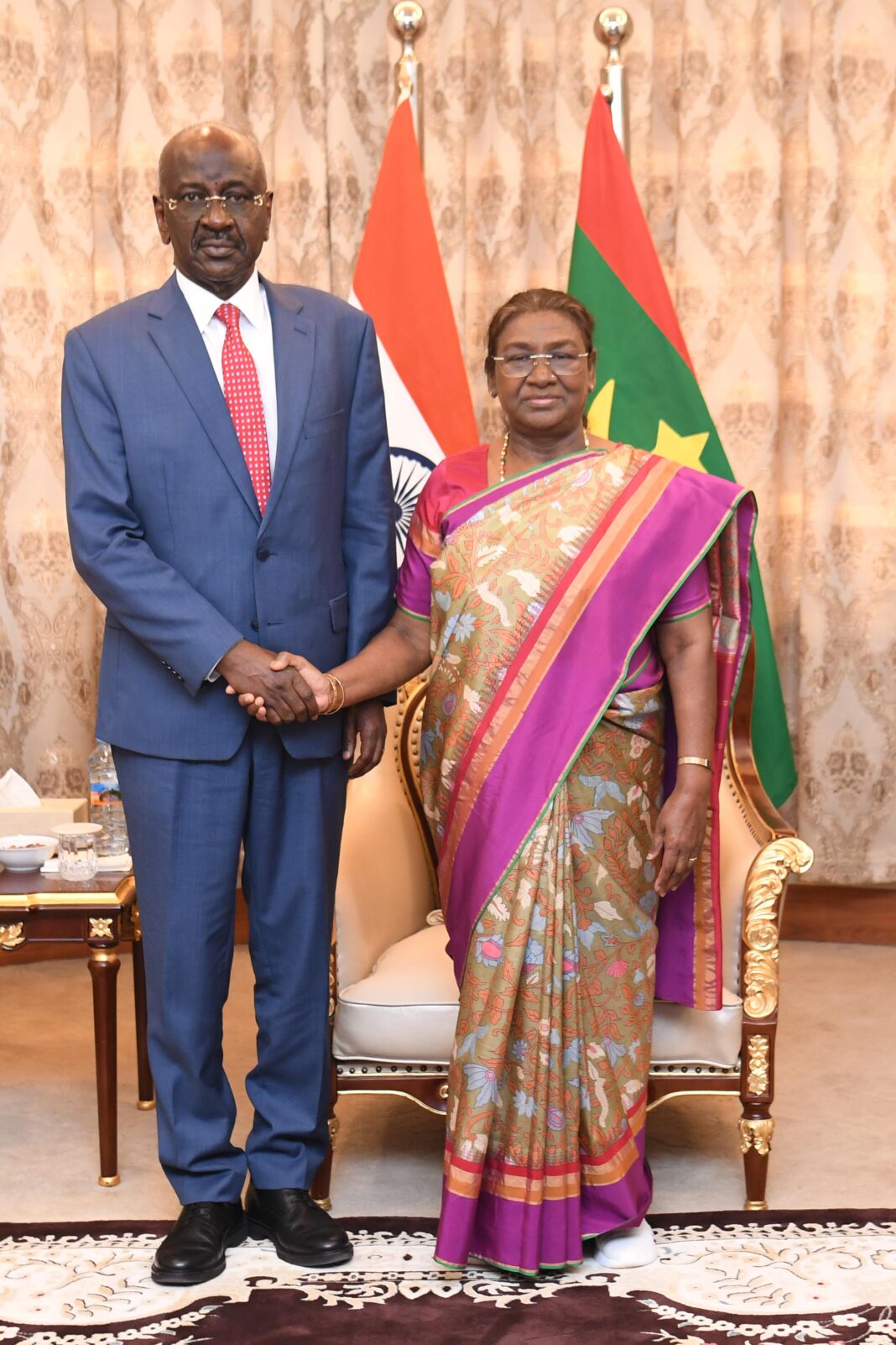 PRESIDENT OF INDIA VISITED MAURITANIA YESTERDAY PRESIDENT OF INDIA VISITED MAURITANIA YESTERDAY