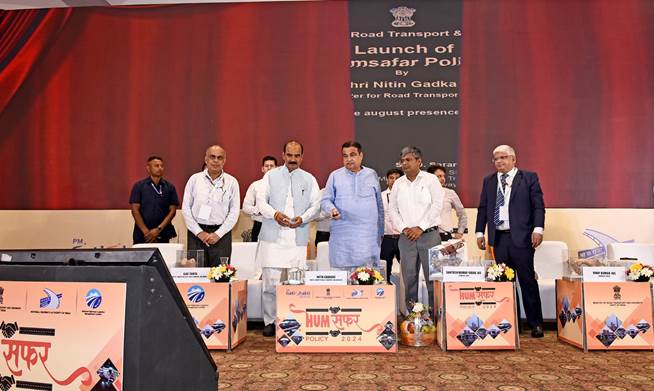 Union Minister of Road Transport and Highways Shri Nitin Gadkari Unveils ‘Humsafar Policy’ for Onboarding Service Providers for Wayside Amenities Along the National Highways Union Minister of Road Transport and Highways Shri Nitin Gadkari Unveils ‘Humsafar Policy’ for Onboarding Service Providers for Wayside Amenities Along the National Highways