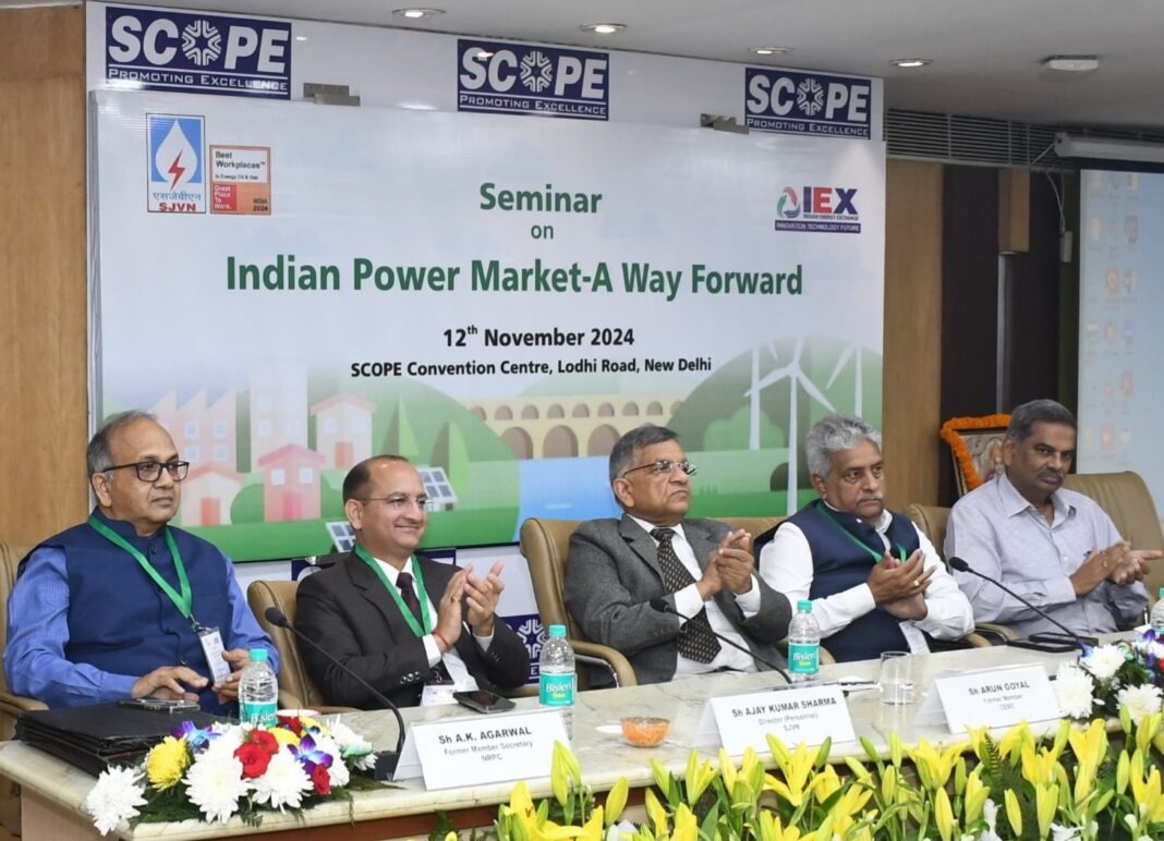 SJVN organized a Seminar on ‘Indian Power Market – A Way Forward’ SJVN organized a Seminar on ‘Indian Power Market – A Way Forward’